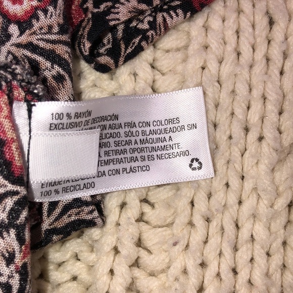 Knox Rose boho dress size xsmall with bell sleeves - Picture 7 of 7